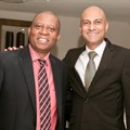 Executive mayor of the City of Johannesburg Councillor Herman Mashaba and SAPOA CEO Neil Gopal.