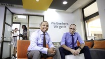 Cobus van Zyl, COO (right) and Rashid Tenga, CEO, of Aggrey & Clifford.
