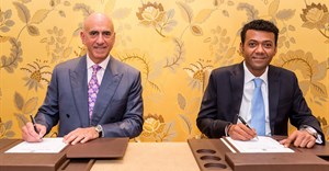 Alex Kyriakidis (President and Managing Director Middle East and Africa Marriott International) and Saleh Said (Director Pennyroyal Gibraltar)