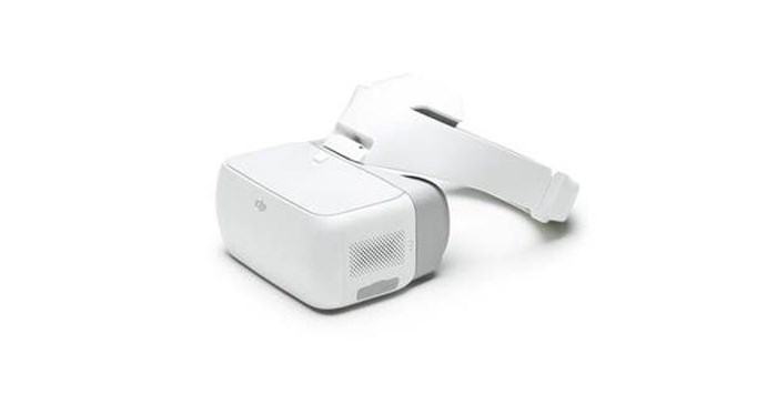DJI Goggles allows real-time drone footage, head motion control