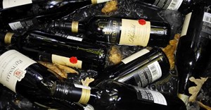 Wine bottles at Rietvallei Wine Estate