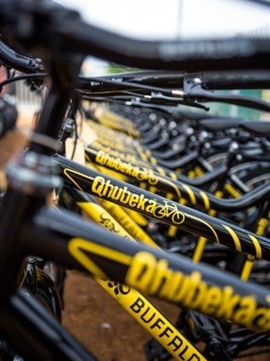 Qhubeka bicycles help keep Paarl communities safe