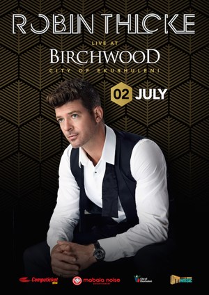 Exclusive one-night only performance added to Robin Thicke's SA visit