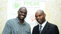 Left to Right: Fresh Produce Exporters Association of Kenya Chairman Apollo Owuor welcomes newly-appointed Chief Executive Officer, Hosea Machuki to the association