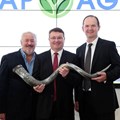 Left to Right: George Steyn (Chairman), Sean Walsh (Managing Director) and Graeme Sim (FD Director) of Kaap Agri Limited
