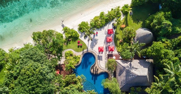 MAIA Luxury Resort & Spa aerial view