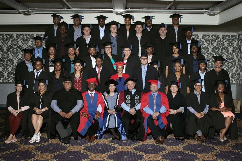 Delegates and course presenters from the 2016 Retail Management Development Programme (RMDP) who were hosted by the W&RSETA at the graduation ceremony at Emperors Palace in Gauteng.