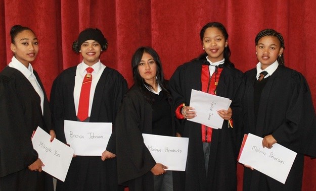 Students from Phoenix Secondary School in Manenberg graduate from Youth4Change Movement programme.