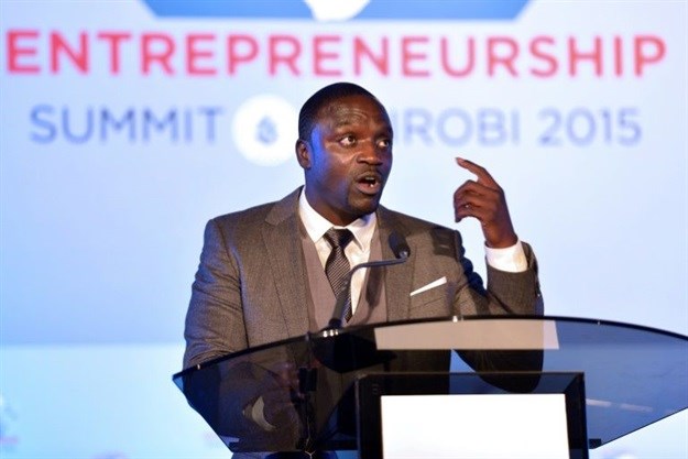 Akon, whose real name is Aliaune Badara Thiam, announced in Dakar he would become the majority shareholder in the service, describing Musik Bi as 'the platform of the future' | ©