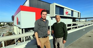SVA International’s Jannie Wagenaar (left) and Greenacres centre manager Brent Starr (right) inspect the new Virgin Active health club that forms the final phase of the two-year shopping centre upgrade.