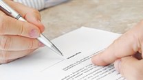 When is a property sales agreement valid?
