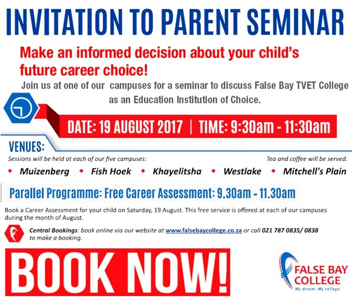 Invitation to parent seminar