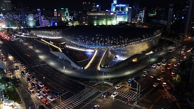 Dongdaemun Design Plaza – the venue for the Cities Exhibition