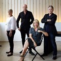 Business of Design founders Cathy O Clery, Laurence Brick, Trevyn McGowan and Julian McGowan. Photo: Greg Cox.