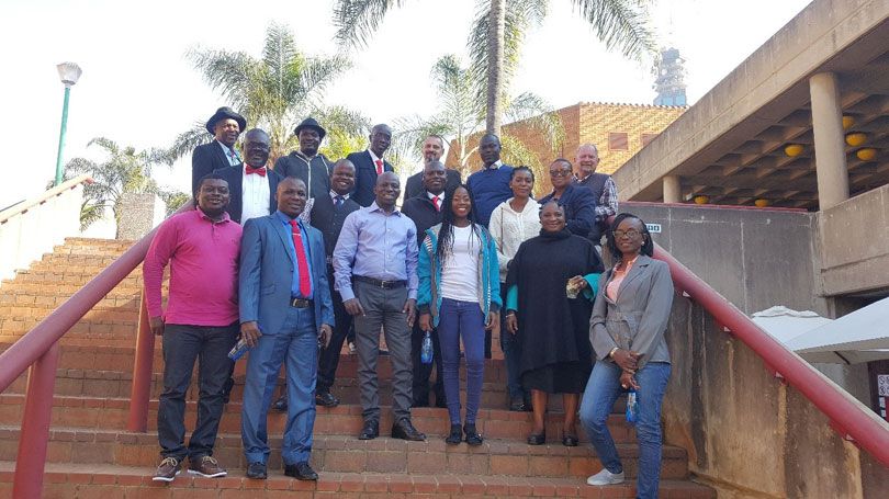 Nigerian delegation and the course lectures at the University of Pretoria’s Groenkloof Campus