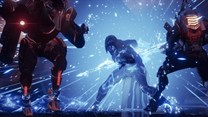 A staff-wielding Arcstrider character takes on foes in Destiny 2. The video game by Bungie studio, published by Activision, makes use of badges and other achievements to spur on players — a technique that can be applied to education. Handout