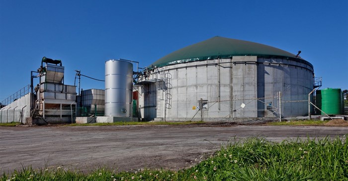 The digester at Elgin Fruit Processors that converts fruit and other waste to electricity. (Image Supplied)