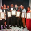 The 2017 Winners, at the back from left: Lucille Botha (Izethelo Media Award), André Roux (Innovation Award), Leopoldt van Huyssteen (Frontrunner Award). In front from left, Kammies Goliath (Specialist Agricultural Worker), Tumiza Nganunu (Advanced Agricultural Worker), Errol April (Novice Award), Jan van Wyk (runner-up Advanced Agricultural Worker), Ricardo Theodore (runner-up Specialist Agricultural Worker) and Sonja Plaatjies (General Agricultural Worker Award).