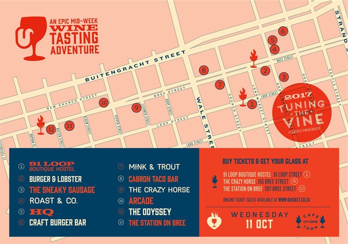 Tuning the Vine presents three #InnerCityWineRoute events