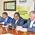 Pictured from left to right: Simon Mwangi, CEO/Founder The Bridge Africa Group Ltd, Kenya; AGCO’s Nuradin Osman; Dr George Njenga, Dean, Strathmore Business School and Dr Andy Wilcox, Head of Crop and Environment Science, Harper Adams University, UK. (Image Source: AGCO Corporation)