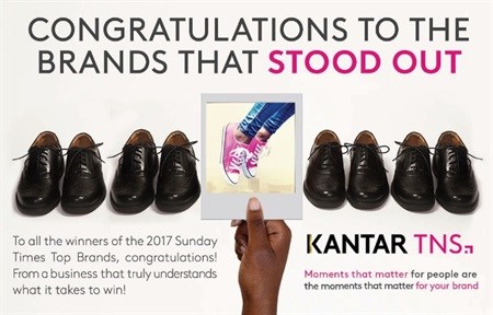 The 19th annual Sunday Times Top Brands Awards