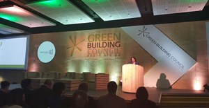 Patricia de Lille at the 10th annual Green Building Convention