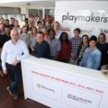 Playmakers win the Sponsorship Gold Award at the AMASA Awards