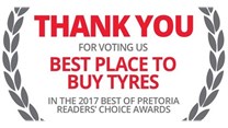 Tiger Wheel & Tyre is &quot;Best Tyre Shop in Pretoria&quot; for fifth consecutive year