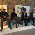 From left to right: Ready D, Neo Muyanga, John Gilmore, and Jason Storey,