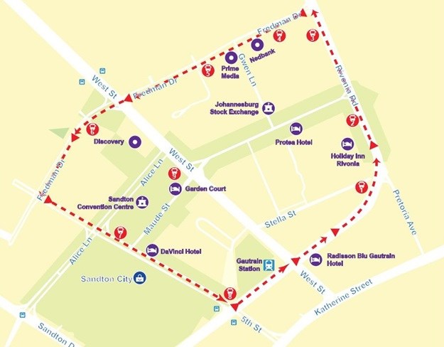 Sandton Public Transport Loop up and running