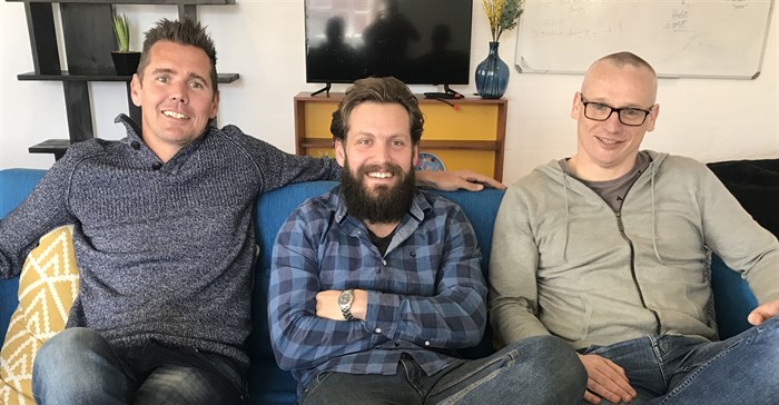 Founders of the newly launched Explore Data Science Academy (LTR): Shaun Dippnall, Aidan Helmbold, and Dave Strugnell.