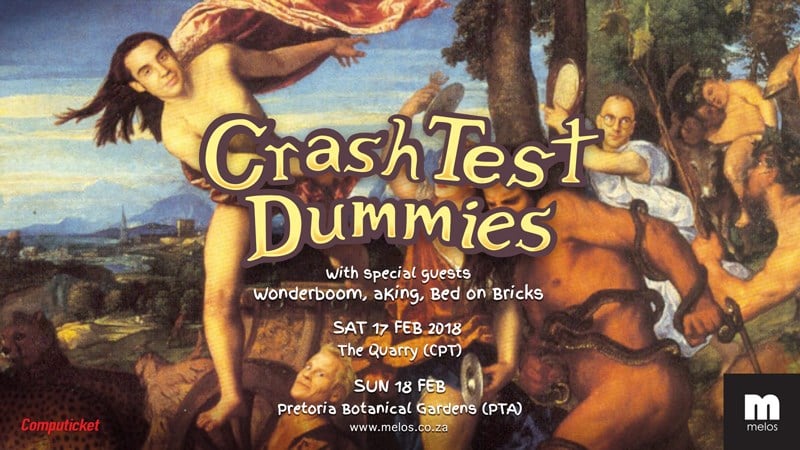 Crash Test Dummies to tour SA in 2018