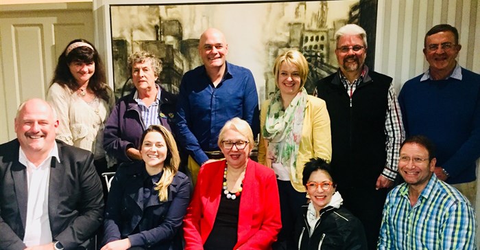 Some of the SPM and Stellenbosch 360 Board members who attended the AGM were from left at the back: Hildegard Kidd, Craig Seamn (chairperson), Elsbeth Verhoeven, Annemien Kotze, Riël Meynhardt and Jan Scannell. Sitting in front, from the left are Sias Mostert, Lize Grobbelaar, Annemarie Ferns, Margie Potgieter and Daniël Lutz.