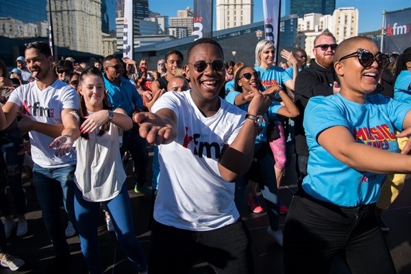 The Mother City gathers for Cape Town's first dancing billboard