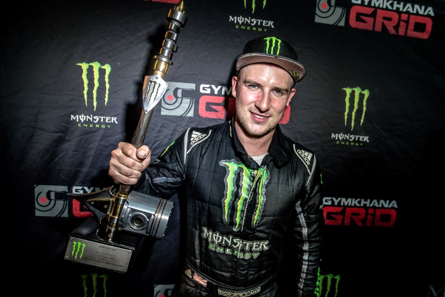 Johan Kristoffersson and Luke Woodham crowned 2017 Gymkhana GRiD champions at the #AutoCIRCUS powered by AutoTrader