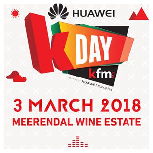 Huawei KDay: Cape Town's biggest music event returns to Meerendal Wine Estate!