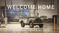 Land Rover kicks off 2018 with restoration of original launch vehicle