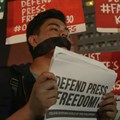 Journalists protest Philippine move to close news website