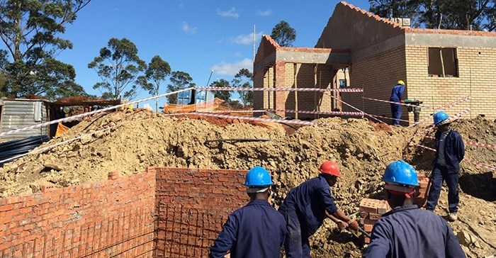 Lutubeni Clinic, one of eight being constructed in the Eastern Cape