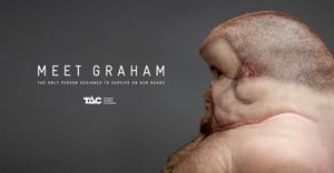 Meet Graham campaign created by Clemenger BBDO Melbourne for Australia's Transport Accident Commission. Image supplied.