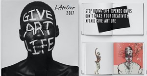 The Give Art Life book by Cullinan for client Absa L'Atelier.