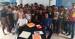 2018 Northern Cape DEA YES Programme participants from Keimoes at their induction in February.
