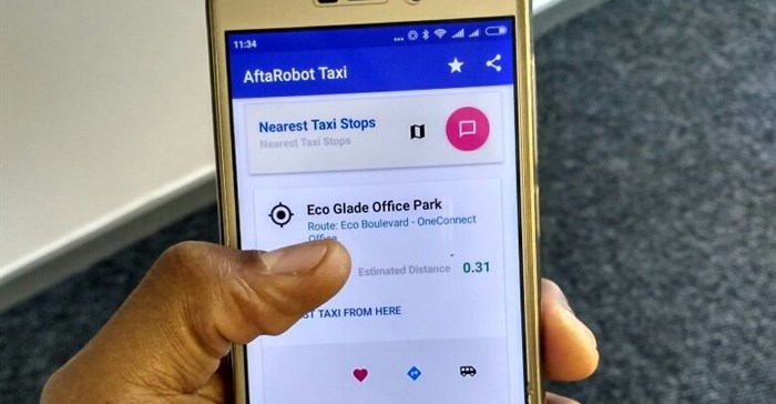 AftaRobot minibus taxi app launched