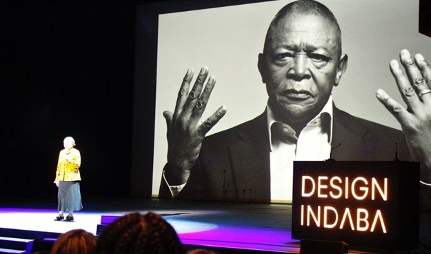 Hugh Masekela's sister, Barbara takes to the stage at Design Indaba. © .