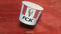 The full-page Metro ad by Mother London for KFC.