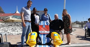 New amphibious wheelchairs makes SA Blue Flag beaches universally accessible