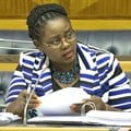Communications Minister Mmamoloko Kubayi-Ngubane |