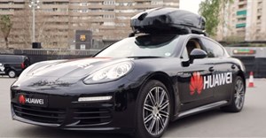 Huawei's AI-powered smartphone drives a Porsche