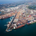 Aerial view of Durban Harbour