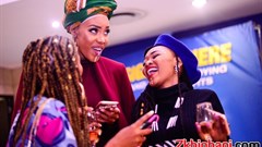 Zkhiphani at the Black Panther Premier in Johannesburg